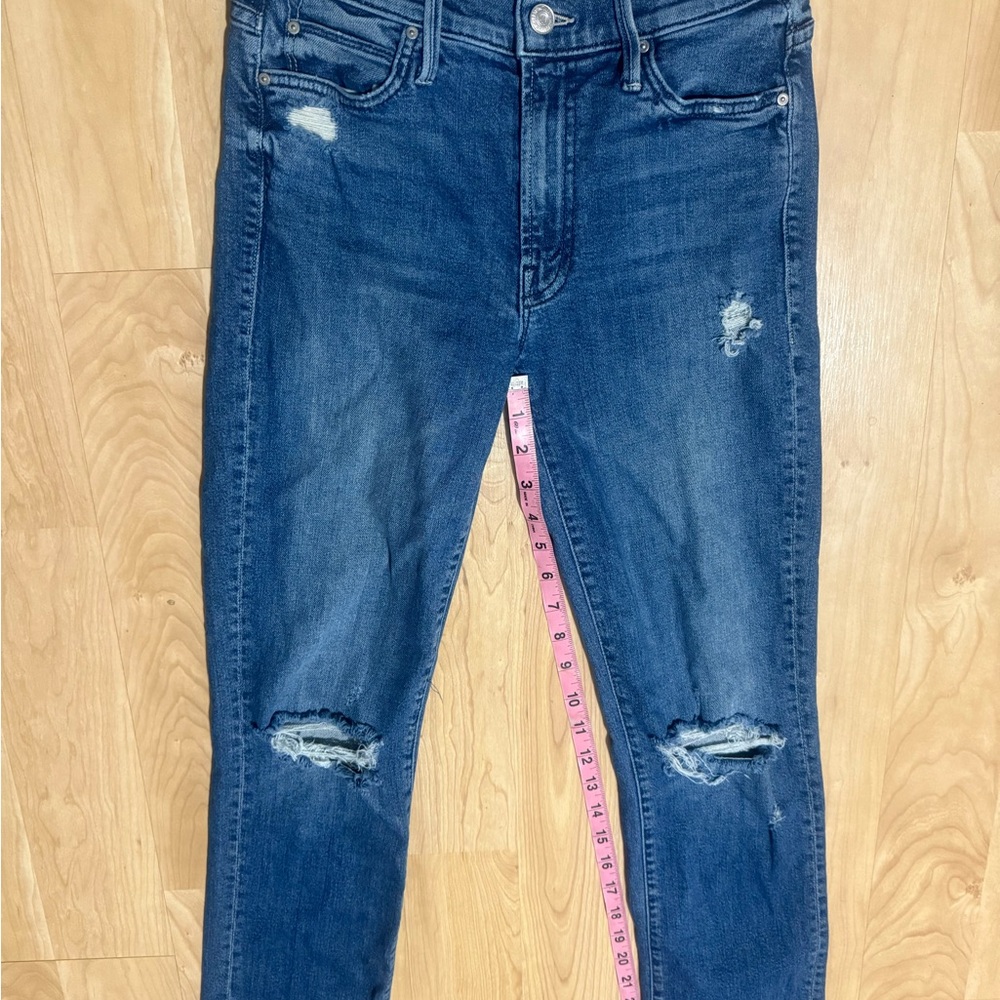 MOTHER the Rascal Ankle Chew jeans in Learning to Hula 26